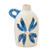Numa Ceramic Blue Flower Vase w/ handle