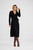 Brigitte Wrap Dress - Black
