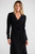 Brigitte Wrap Dress - Black