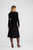 Brigitte Wrap Dress - Black