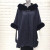 Lux Cape FauxFur Hood/Cuff Trim