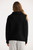 Quarter Zip Cable Knit - Black