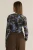 Alix Mesh Top - Blurred Floral