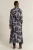 Alix Fit and Flare Dress - Blurred Floral Blue