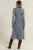 Nesta Check Knit Dress - Blue/Chocolate