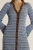 Nesta Check Knit Dress - Blue/Chocolate