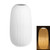 Temple Porcelain Bisque Bullet Lamp - Large