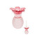 Myrtle Glass Flower Candle Holder - Pink