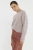 Inness Pointelle Jumper - Pink Marle