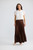Alias Pleated Skirt - Chocolate