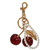 Keyring - Double Cherry with Pearls