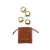 The Ruby Cocktail Chillers Set of 4 - Gold