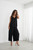 Swing V-Neck Tank Top - Black