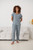 Weekender Tee with Rolled Cuffs - Steel