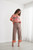 Handloom Pant w/Patterned Hem - Neon