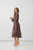 Button Through Shirt Dress with Waist Belt - Mocha