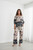Safari Blouse w/Split Sides - Ikat