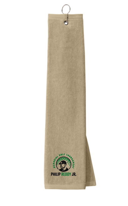Philip Reddy Jr. Memorial Golf Tournament  - Grommeted Tri-Fold Golf Towel