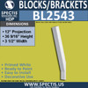 BL2543 Eave Block or Bracket 3.5"W x 36.5"H x 12" P