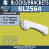 BL2564 Eave Block or Bracket 5.75"W x 13.75"H x 52" P
