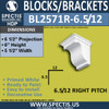 BL2571R-6.5/12 Pitch Eave Bracket 5.5"W x 6"H x 6.5" P