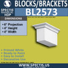 BL2573 Eave Block or Bracket 3.5"W x 4"H x 6" P