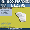 BL2599 Eave Block or Bracket 7.25"W x 9"H x 11" P