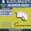 BL2641R-10/12 Pitch Eave Bracket 2.5"W x 2.5"H x 5.5" P