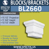 BL2660 Eave Block or Bracket 10.5"W x 11.75"H x 15.5" P
