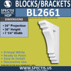 BL2661 Eave Block or Bracket 36"W x 36"H x 24" P