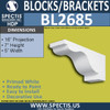 BL2685 Eave Block or Bracket 5"W x 7"H x 16" P