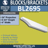 BL2695 Eave Block or Bracket 4"W x 6.75"H x 24" P