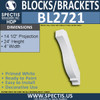 BL2721 Eave Block or Bracket 4"W x 24"H x 14.5" P