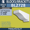 BL2728 Eave Block or Bracket 8"W x 9"H x 20" P