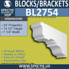 BL2754 Eave Block or Bracket 7.25"W x 14.5"H x 24" P