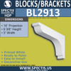 BL2913 Eave Block or Bracket 3"W x 9.3"H x 18" P