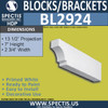 BL2924 Eave Block or Bracket 13.5"W x 7"H x 2.75" P