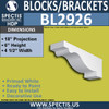 BL2926 Eave Block or Bracket 4.5"W x 6"H x 18" P