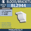 BL2944 Eave Block or Bracket 7"W x 9"H x 10" P