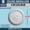 CM1818SB Decorative Ceiling Medallion 18-3/8" Round