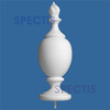 FIN114 Flame Top Urethane Finial 8 3/4" x 25 1/2"