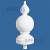 FIN13 Arabian Style Urethane Finial 6" x 13-5/8"