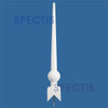 FIN48 Cone with Ball for 12/12 Roof Pitch Finial 6" x 50 1/2"