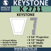 K2711 Spectis Urethane Keystone 2 3/4"P X 6 1/2"H X 4 1/2"W