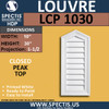 LCP1030 Peak Top Closed Louver 10 x 30