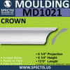 MD1021 Spectis Crown Molding Trim 6 1/4"P x 6 1/4"H x 144"L