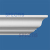 MD1081 Spectis Crown Molding Trim 3 1/4"P x 4 1/4"H x 144"L