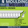 MD1089 Spectis Crown Molding Dentil 5 3/8"P x 8 1/8"H x 144"L