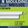 MD1101 Spectis Crown Molding Trim 5 7/8"P x 9 7/8"H x 144"L