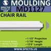 MD1127 Spectis Molding Nose Trim 1 1/2"P x 3 7/8"H x 144"L